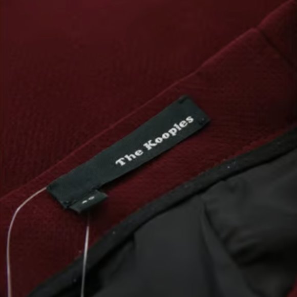 The Kooples Burgundy Skirt - Picture 3 of 6